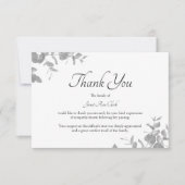 お葬式お礼葉ノートカード サンキューカード (正面)