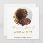 お葬式のお礼状 (正面/裏面)