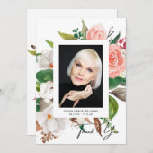 お葬式の写真悔やみや弔慰死別 (正面/裏面)