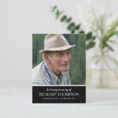 お葬式の写真 |サービス注文 サンキューカード (スタンド正面)