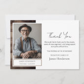 お葬式の写真 招待状 (正面)