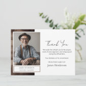 お葬式の写真 招待状 (スタンド正面)