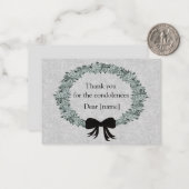 お葬式の後で ノートカード (正面/裏面インサイチュ)