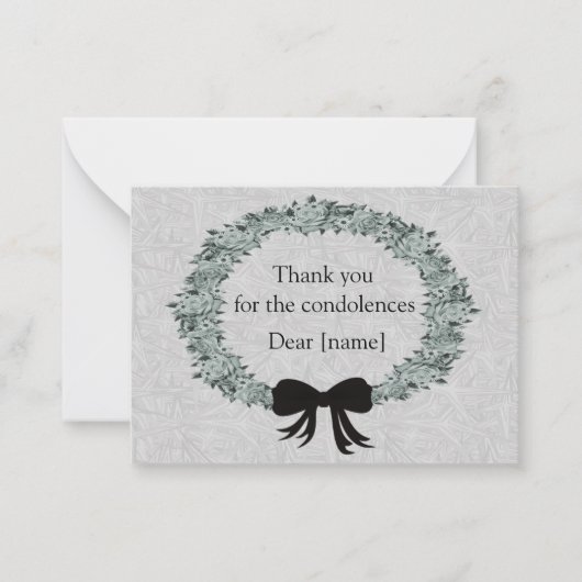 お葬式の後で ノートカード (正面)