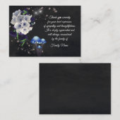 お葬式の後に美しい春の花が咲くありがとう ノートカード (正面/裏面)