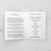 お葬式の死亡告知者と写真サンキューカード サンキューカード (内部)