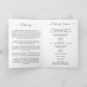 お葬式の死亡告知者と写真サンキューカード サンキューカード (内部)