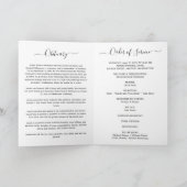 お葬式の死亡告知者と写真サンキューカード サンキューカード (内部)