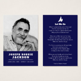 お葬式は白い鳩祈りの言葉/詩カード