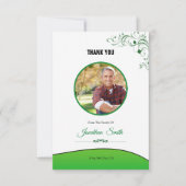 お葬式サンキューフォトカード 招待状 (正面)