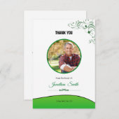 お葬式サンキューフォトカード 招待状 (正面/裏面)