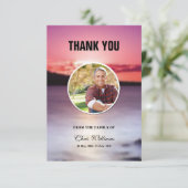 お葬式サンキューフォトカード 招待状 (スタンド正面)