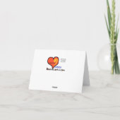 お葬式ホームグリーティングカードをありがとう カード (裏面)