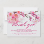 お葬式 |さくらんぼブロッサム悔やみや弔慰 サンキューカード (正面)
