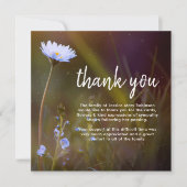 お葬式 |デイジー花 サンキューカード (正面)