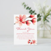 お葬式 |ピンクマグノリア記念碑 サンキューカード (スタンド正面)