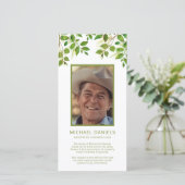 お葬式 |メモリアル写真 カード (スタンド正面)