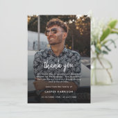 お葬式 |ライフフォトカードのお祝い サンキューカード (スタンド正面)