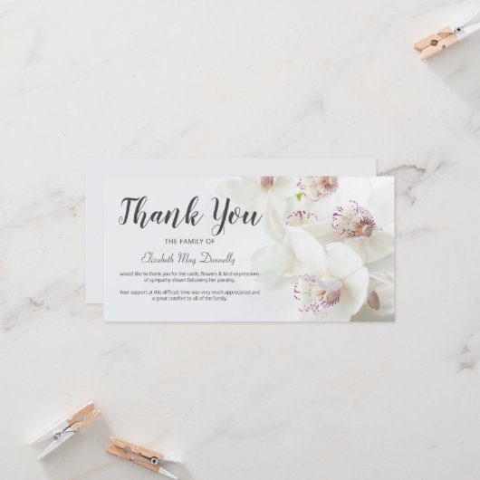 お葬式 | ランの死別 カード (正面/裏面インサイチュ)