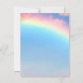 お葬式 |レインボーバタフライ サンキューカード (裏面)