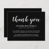 お葬式 | 改善悔やみや弔慰 ノートカード (正面/裏面)