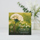 お葬式 | Dandelionの忌引き サンキューカード (スタンド正面)
