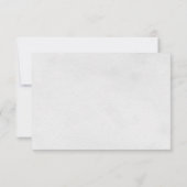 お葬式Thank You Noteカード |水彩 サンキューカード (裏面)