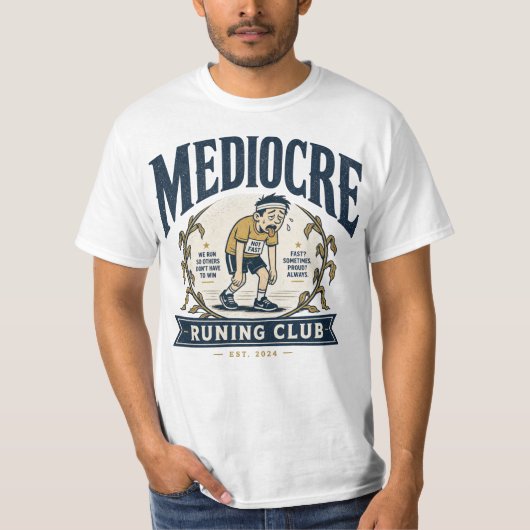 お薬ランニングクラブ 楽しいランナーギフト Tシャツ (正面)