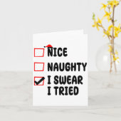 お行儀が悪いと誓うも試みた カード (黄色い花)