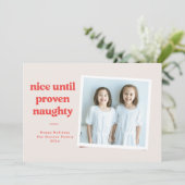 お行儀が良いからお行儀が悪いへの フォトカード - 赤 シーズンカード (スタンド正面)