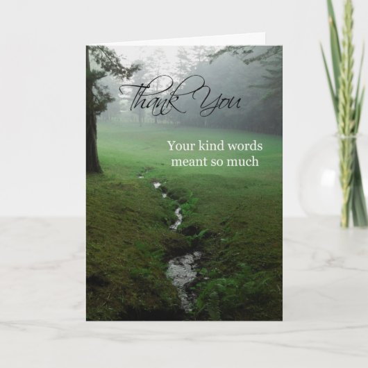 お見舞いのカードを見せてありがとう サンキューカード (正面)