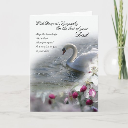 お見舞いカードのパパ カード (正面)