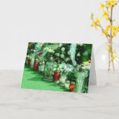 お見舞いカードポリッシュ空白の内葬 カード (黄色い花)