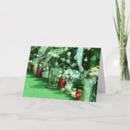 お見舞いカードポリッシュ空白の内葬 カード