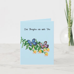 お見舞いカード：イエローローズ カード