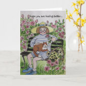 お見舞いカード カード (黄色い花)