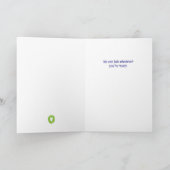 お見舞いカード – グリッドガールを降りる サンキューカード (内部)