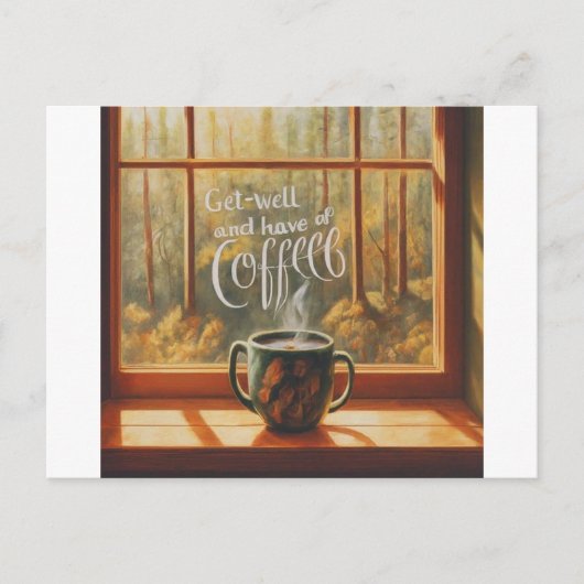 お見舞いカード ポストカード (正面)