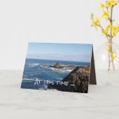 お見舞いカード – ライフの推移 カード (黄色い花)