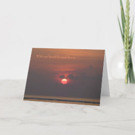 お見舞いカード – 心からお悔やみ カード