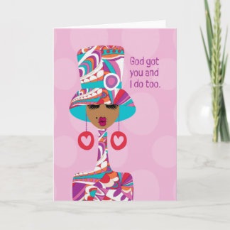 お見舞いカード – 神得と私もそうする サンキューカード