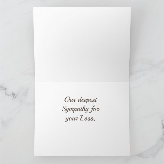 お見舞いカード、赤（鳥）ショウジョウコウカンチョウ、思いやりあるカード、 カード (内部)