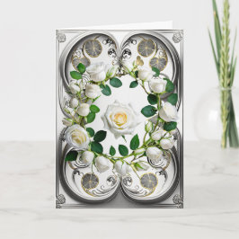 お見舞いカード、5" x 7"折り畳みグリーティングカード カード