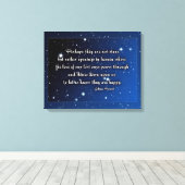 お見舞いカードEskimo諺 – 星 キャンバスプリント (インサイチュ (ウッドフロア))