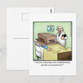 お見舞いユーモアポストカード ポストカード (正面/裏面)