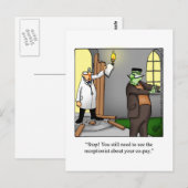 お見舞いユーモアポストカード "Spectickles' ポストカード (正面/裏面)