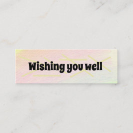 お見舞い/すぐに元気になれるミニ名刺 スキニー名刺