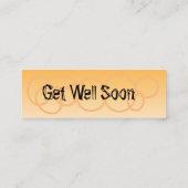 お見舞い/すぐに元気になれるミニ名刺 スキニー名刺 (裏面)