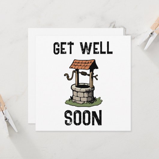 お見舞い カード (正面/裏面インサイチュ)