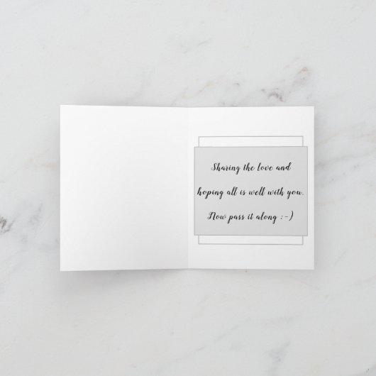 お見舞い カード (内部)